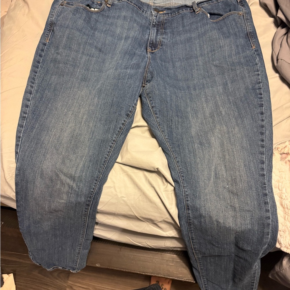 Old Navy Blue Straight Leg Jeans